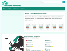 Tablet Screenshot of european-petpharmacy.com